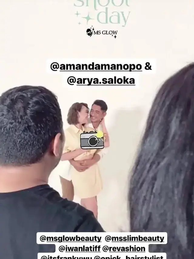 6 Gaya Pemotretan Terbaru Amanda Manopo dan Arya Saloka, Jadi Sorotan