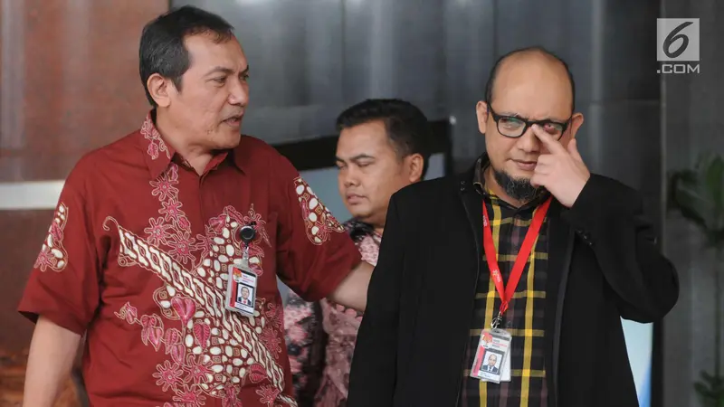 Setahun Peristawa Penyiraman, Novel Baswedan Datangi KPK