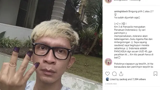 Aming (Foto: Instagram)