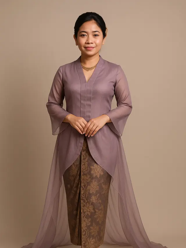 Tips Memilih Kebaya untuk Orang Pendek agar Terlihat Tinggi (Foto: ChatGPT)