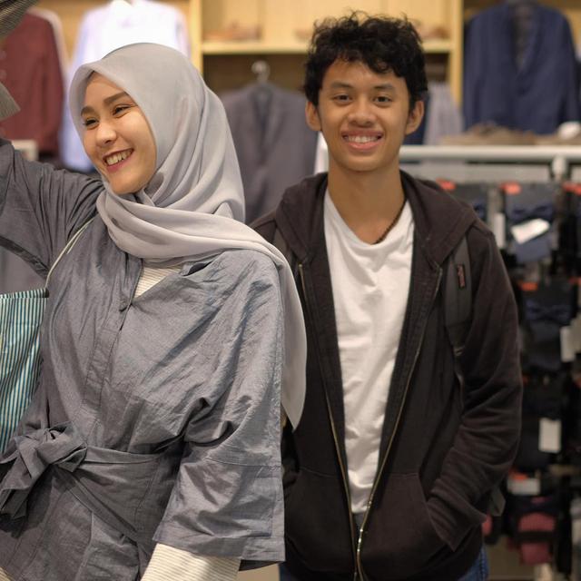 Zaskia Adya Mecca dan Barmastya Bhumi. (Foto: Instagram @zaskiadyamecca)