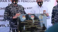 Ketua KPK Firli Bahuri menyerahkan langsung aset berupa tanah serta bangunan di atasnya kepada TNI Angkatan Laut (AL) melalui Kementerian Pertahanan. (Dok: KPK)