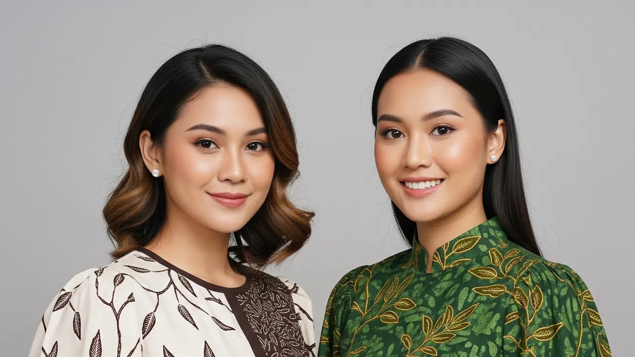 Model Tunik Batik Lengan Bishop Simple Tapi Mewah yang Elegan. Gemini