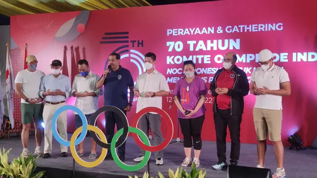 Perayaan HUT 70 KOI ataupun NOC Indonesia