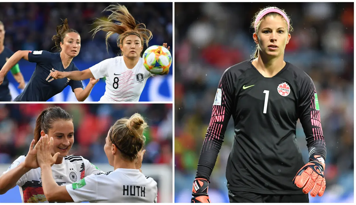 Sejumlah pesepak bola cantik turut memeriahkan gelaran Piala Dunia Wanita 2019. Berikut pilihan foto-foto dari aksi para pemain cantik. (Kolase foto-foto AFP)