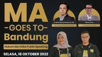 MA Goes To Campus hadir di Kota Bandung, Jawa Barat pada Selasa, 18 Oktober 2022.