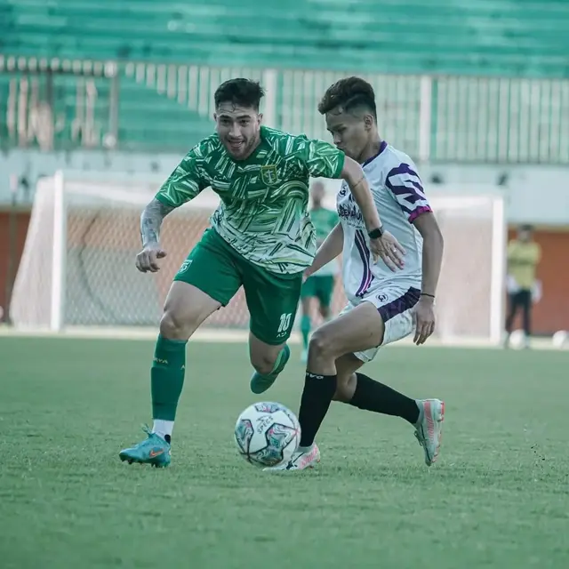 Matangkan Skema Permainan, Ini 5 Potret Pemain Persebaya Uji Coba Vs Porda Sleman