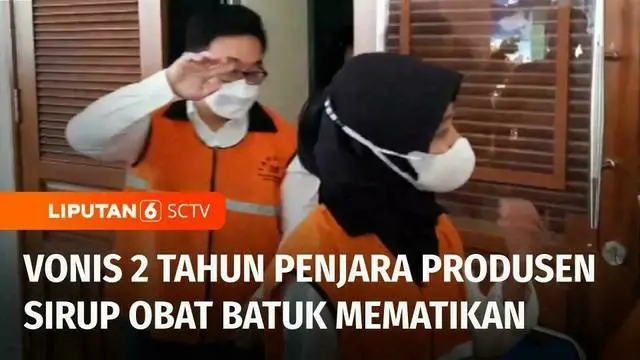 Empat terdakwa kasus gagal ginjal akut yang menyebabkan sejumlah anak meninggal dunia divonis 2 tahun penjara, di Pengadilan Negeri Kota Kediri, Jawa Timur. Keempat terdakwa adalah petinggi perusahaan farmasi yang memproduksi sirup obat batuk untuk a...