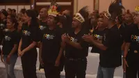 SDM asal Papu dan Papua Barat yang direkrut BUMN. (Liputan6.com/Pipit Ika Ramadhani)