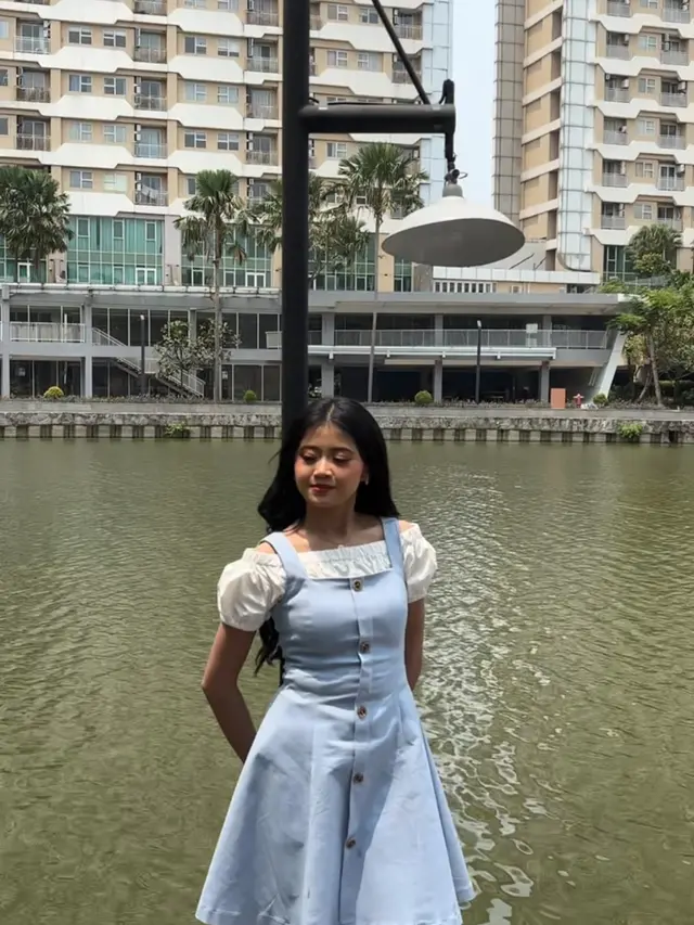 OOTD Tasya DA7 saat syuting video klip
