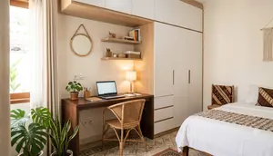 10 Ide Lemari Menyatu dengan Dinding Agar Ruangan Lapang, Bikin Kamar Lebih Lega