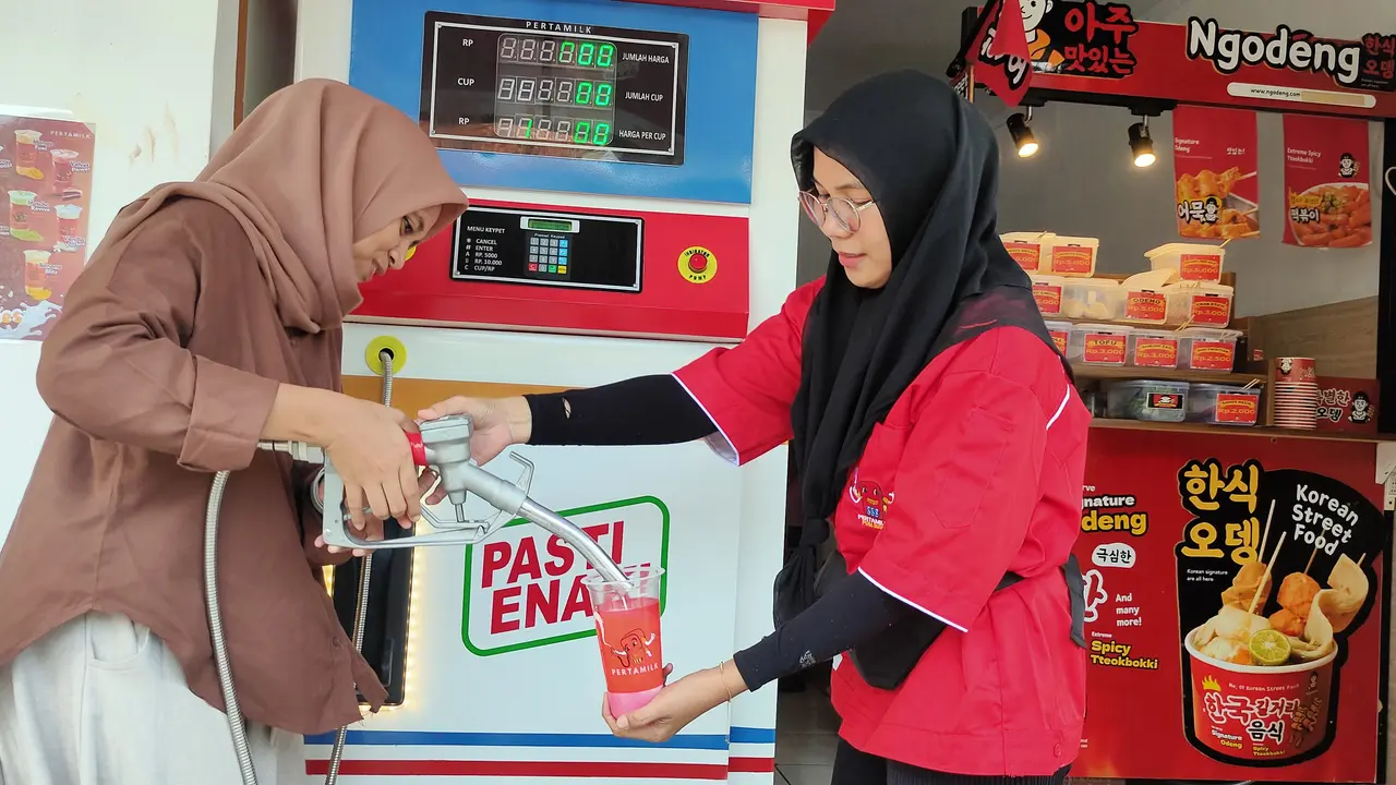 Bisnis Waralaba Minuman Susu Dengan Konsep SPBU, Begini Cara Pesannya