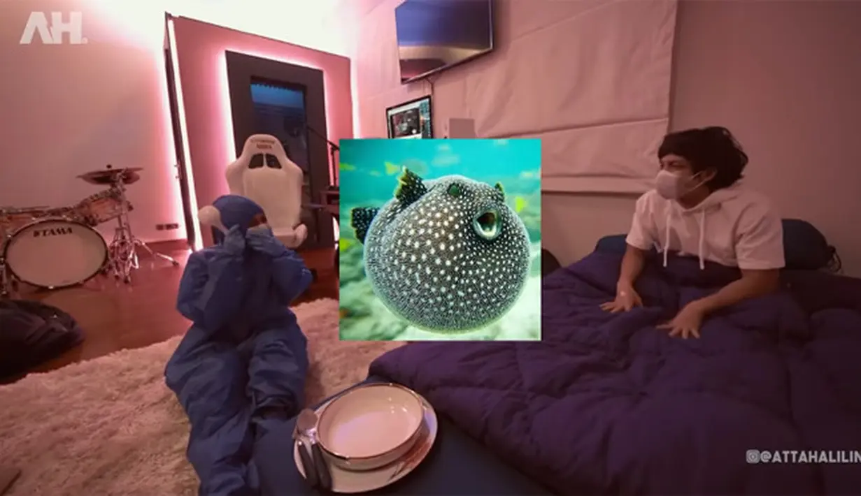 Atta Halilintar dan Aurel Hermansyah (Youtube/ Atta Halilintar)