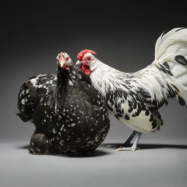 Gaya Ayam Saat Pemotretan Bertema Couple and Love (sumber: instagram/chicken_ph)