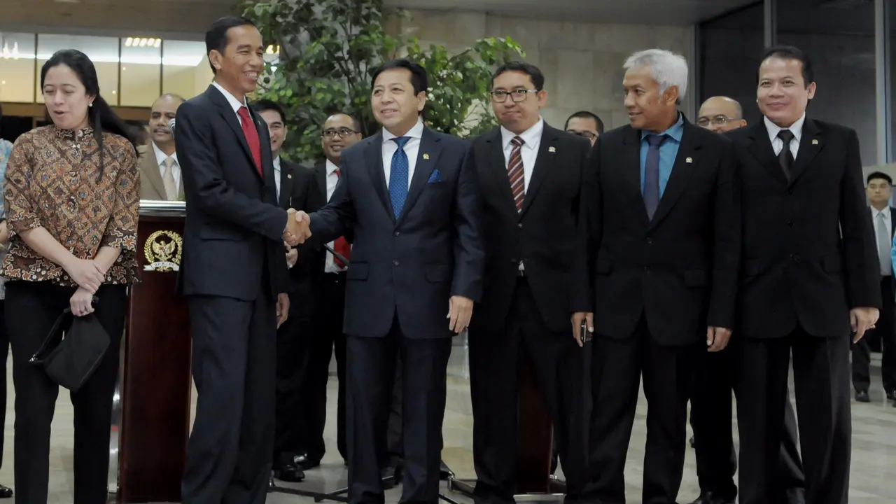 Jokowi di DPR