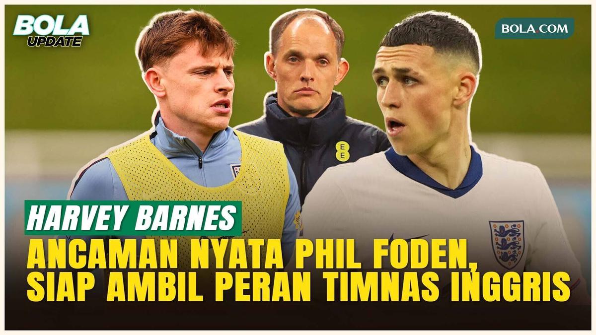 Phil Foden Terancam Tergusur, Harvey Barnes Siap Rebut Tempat di Skuad Timnas Inggris!