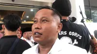 Komedian Narji maju menjadi caleg pada Pemilu 2024 dari Partai Keadilan Sejahtera (PKS). (Merdeka.com/ Nur Habibie)