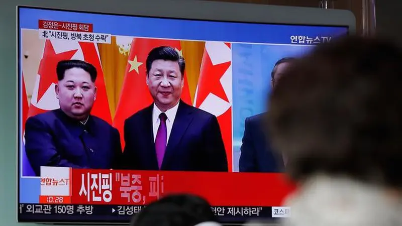 Kim Jong Un dan Presiden China Xi Jinping Bertemu di Beijing