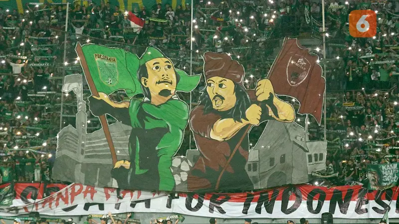 Ilustrasi relasi Suporter PSM dan Persebaya