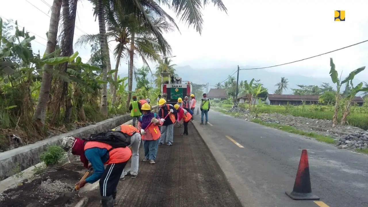 Pembangunan jaringan jalan untuk mendukung Kawasan Strategis Pariwisata Nasional (KSPN) Borobudur
