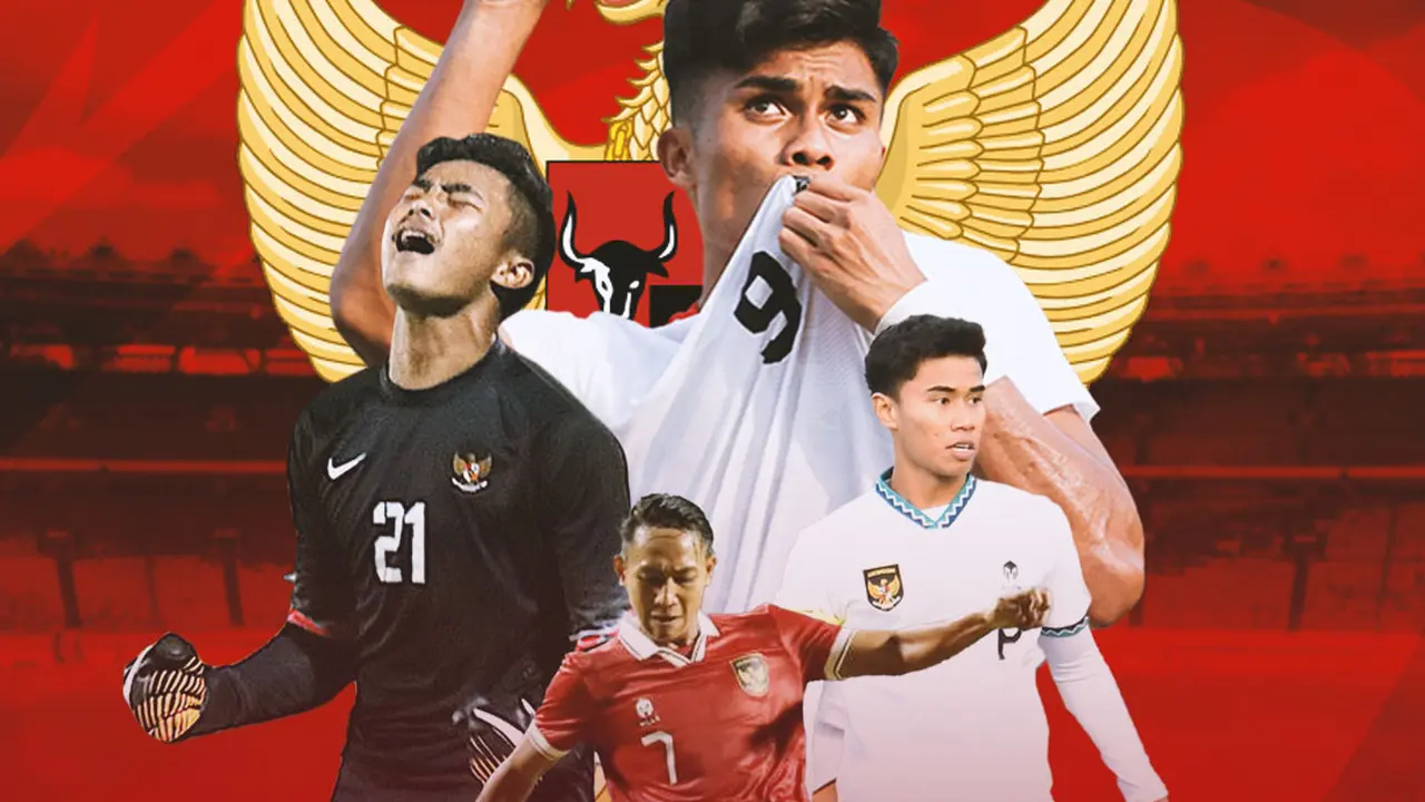 Timnas Indonesia - Ilustrasi Ernando Ari, Marselino Ferdinan, Elkan Baggott, Ramadhan Sananta, Rizky Ridho