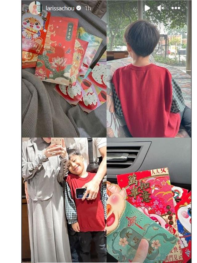 7 Potret Larissa Chou Rayakan Imlek Bareng Keluarga Besar, Ditemani Ikram Rosadi