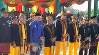 Wali Kota Tarakan, Khairul menghadiri puncak festival Iraw Tengkayu XII. (Foto: Istimewa)