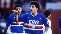 Gianluca Vialli. Dengan mencetak 19 gol pada musim 1990/1991 ia dinobatkan sebagai top Skor Liga Italia mengungguli Lothar Matthaus (Inter Milan) yang mengoleksi 16 gol. Ia juga membawa Sampdoria menjuarai Liga Italia pada musim tersebut, mengungguli AC Milan dan Inter Milan. (clubdoria46.it)
