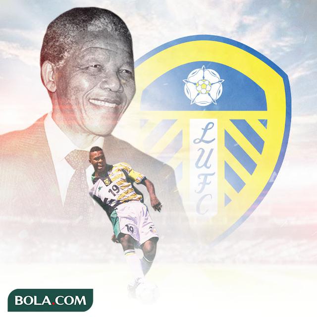 Leeds - Lucas Radebe dan Nelson Mandela