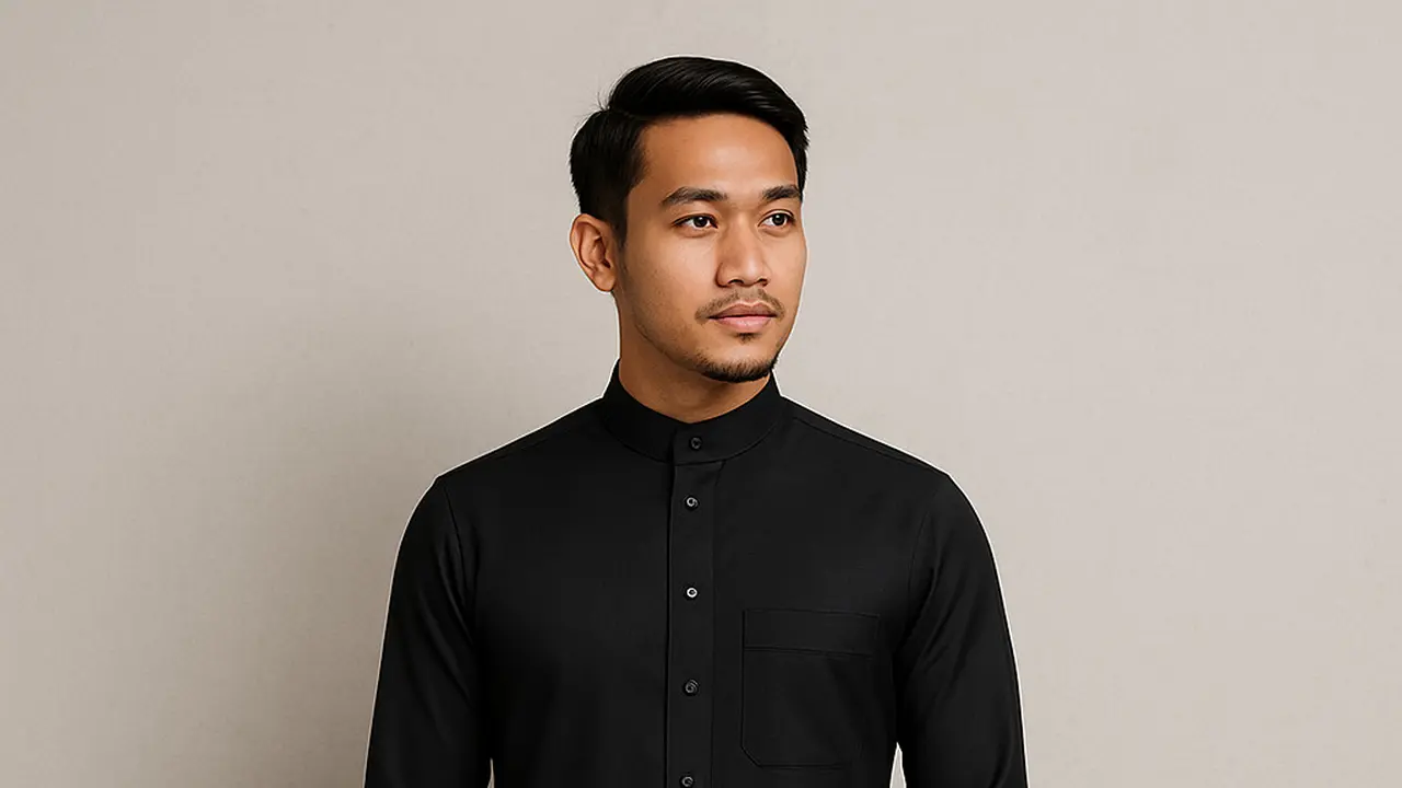 Model Gamis Slimfit untuk Pria (Image by ChatGPT)