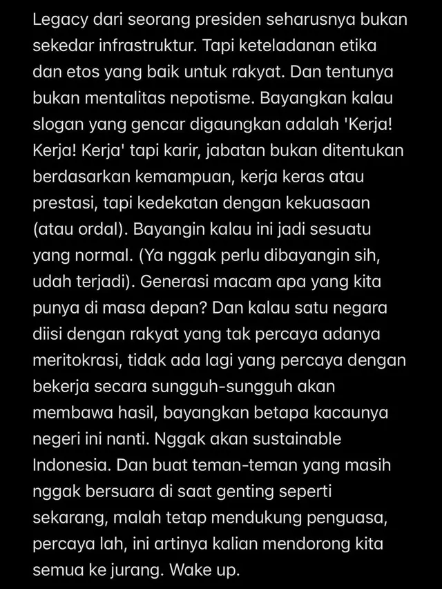 Unggahan Joko Anwar. (Foto: Dok. Instagram @jokoanwar)