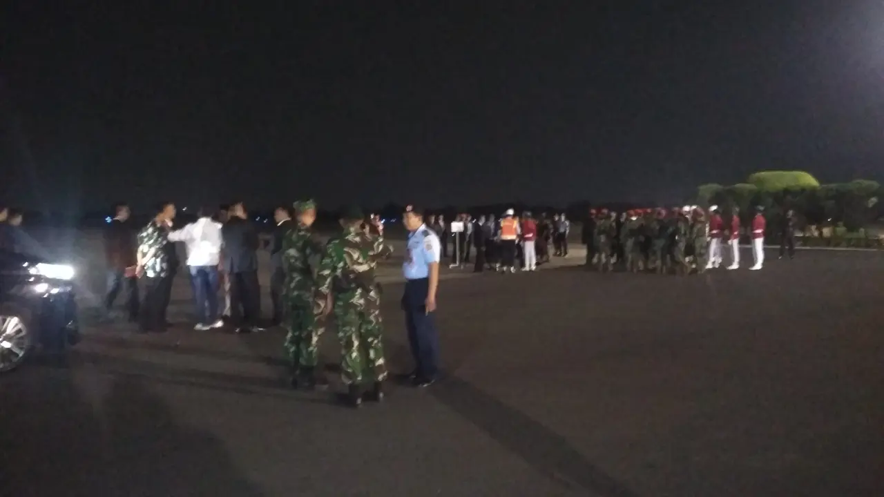 Suasana Lanud Halim Perdanakusuma jelang kepulangan jenazah Ani Yudhoyono
