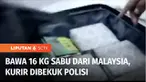 Peredaran sabu jaringan internasional digagalkan oleh Satres Narkoba Polres Tangerang Selatan, Banten. Petugas memburu dua kurir narkoba hingga ke Pekanbaru, Riau, dan mendapatkan barang bukti 16 kilogram sabu, senilai Rp 24 miliar.