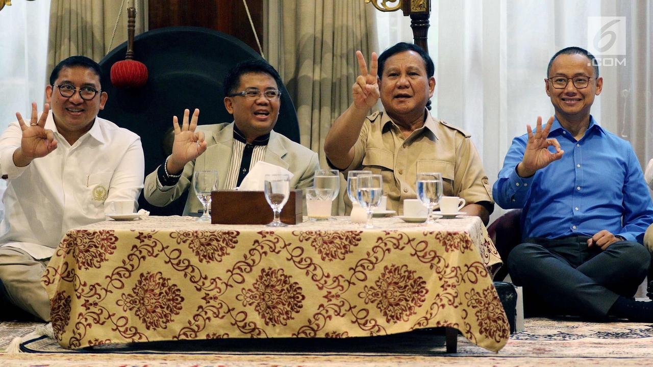 Bahas Pilkada Jabar, Prabowo Kumpulkan Partai Koalisi Asyik