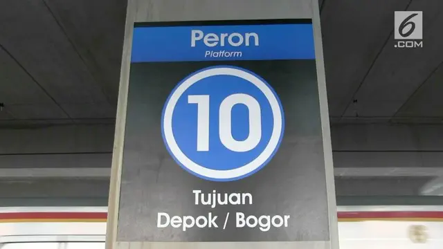 Dirjen Perkeretaapian melakukan perpindahan jalur sementara dengan tujuan Bogor dan Depok