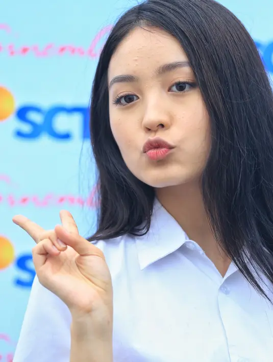 "Kapok sih enggak, tapi kalau enggak diharuskan banget mending enggak usah. Paling cuma agak deg-degan kalau next takut ada (adegan) lagi," jelas Natasha Willona. (Adrian Putra/Bintang.com)