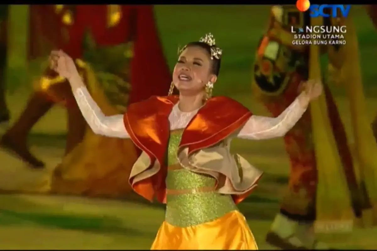 Rossa dalam Opening Ceremony Asian Games 2018