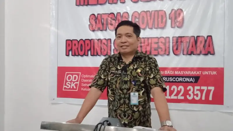 Jubir Gugus Tugas Covid-19 Provinsi Sulut dr Steaven Dandel.