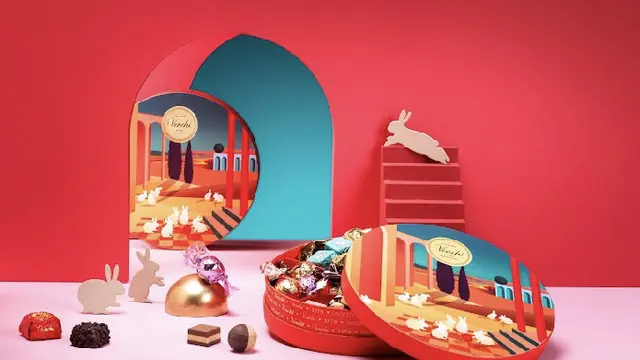 Kotak bulat besar  Venchi