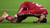 Pemain Liverpool Hugo Ekitike alami cedera dan terancam gagal mentas di Piala Dunia 2026. (Kirill KUDRYAVTSEV / AFP)