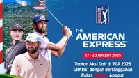 Jadwal pertandingan golf PGA Tour 2025 - The American Express di Vidio. (sum. doc. vidio.com)