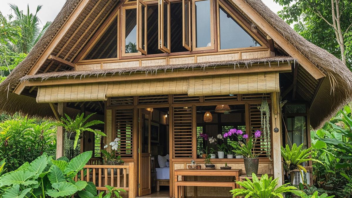 Sejuk dan Estetik, 7 Desain Rumah Mungil Cantik Bernuansa Tropis yang Bikin Nyaman