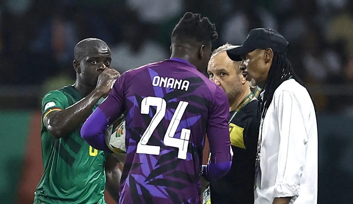 Kekalahan ini membuat Kamerun tertahan di urutan ketiga klasemen Grup C Piala Afrika dengan 1 poin. Sementara Senegal kukuh di puncak klasemen dengan 6 poin, sekaligus mengunci tiket ke 16 besar. (AFP/Kenzo Triboullard)