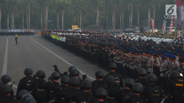 Polri dan TNI Gelar Apel Persiapan Operasi Ketupat. (Foto ilustrasi)