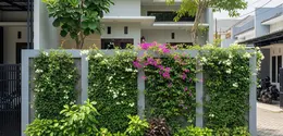 Desain Pagar Rumah Tanpa Celah agar Aman dari Penyusup. (Foto: AI)