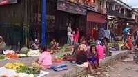 Aktivitas Pasar Sinakma Wamena kembali normal. (Liputan6.com/Katharina Janur)
