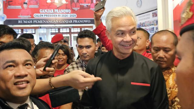 Bakal Calon Presiden (Bacapres) yang diusung oleh PDI Perjuangan, PPP, Hanura, dan Perindo, Ganjar Pranowo