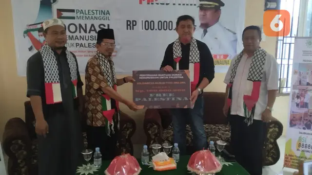 Penyaluran bantuan untuk Palestina dari Masyarakat Kabupaten Tojo Una-una