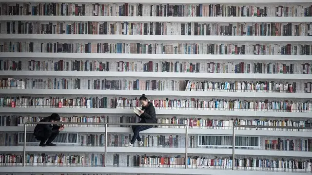 Ilustrasi Perpustakaan (AFP Photo)