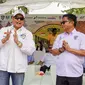 Ketua Umum Ikatan Motor Indonesia (IMI) yang juga Ketua MPR RI, Bambang Soesatyo (kiri)
